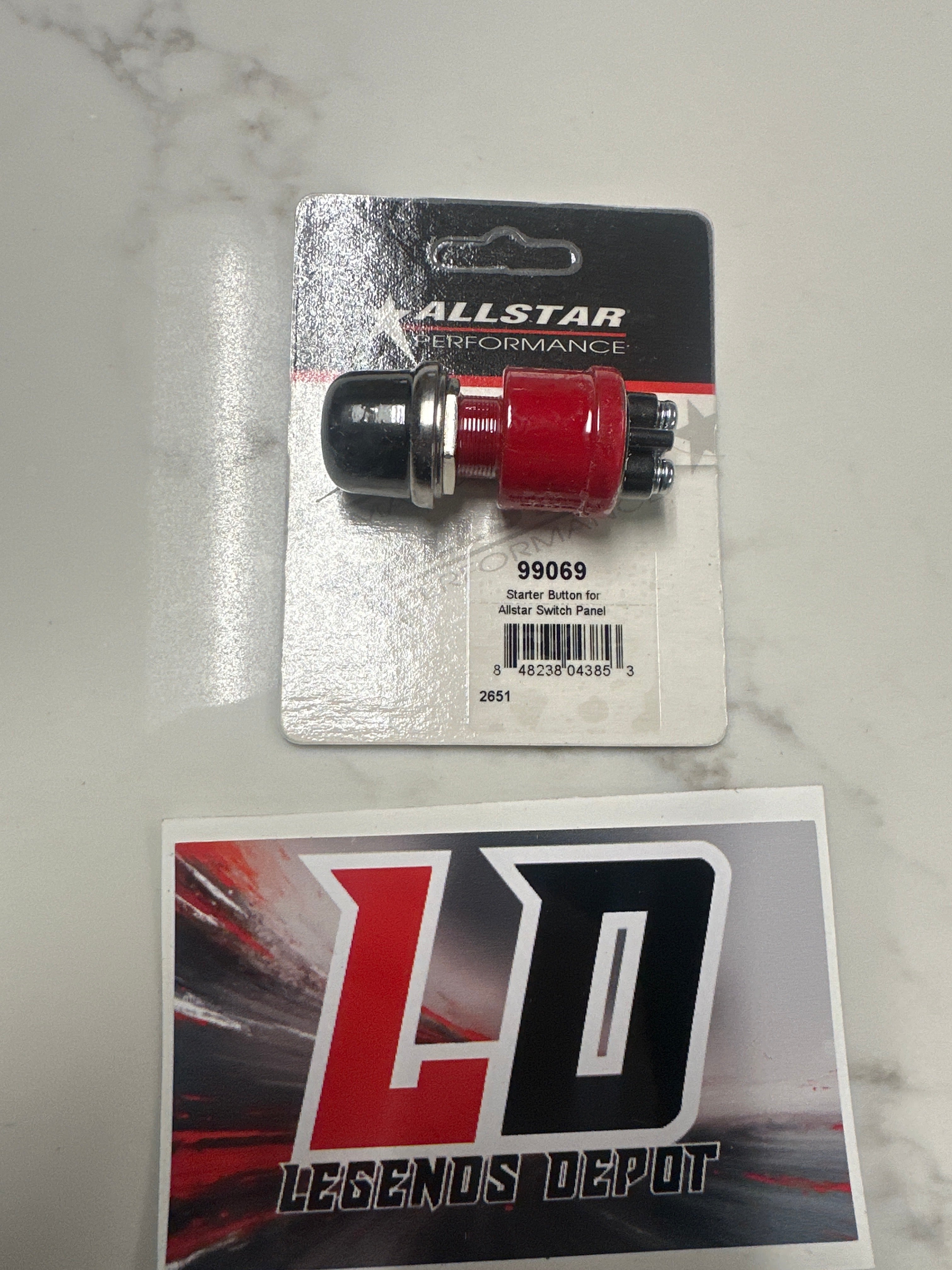 Starter button