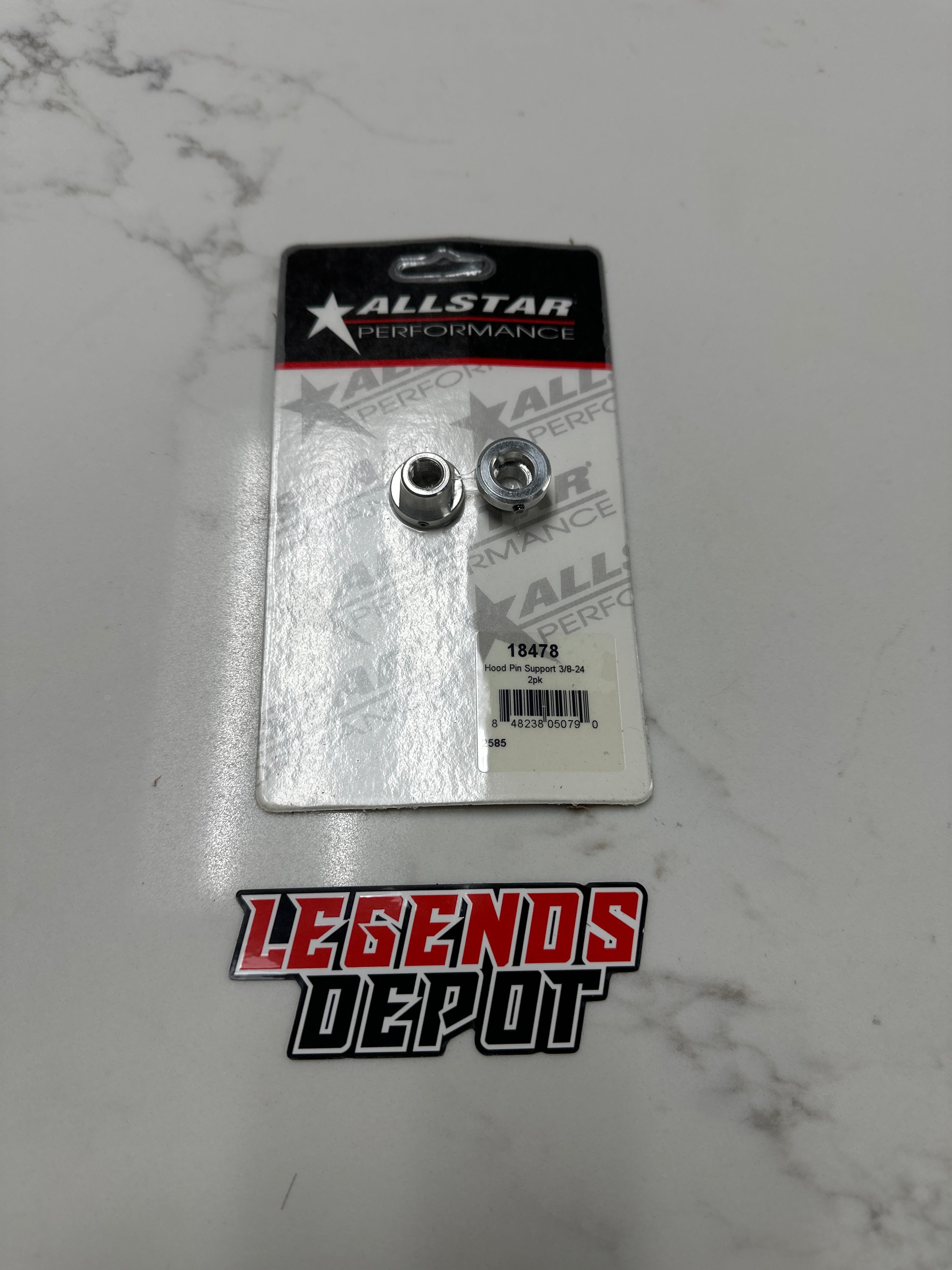 Hood pin support