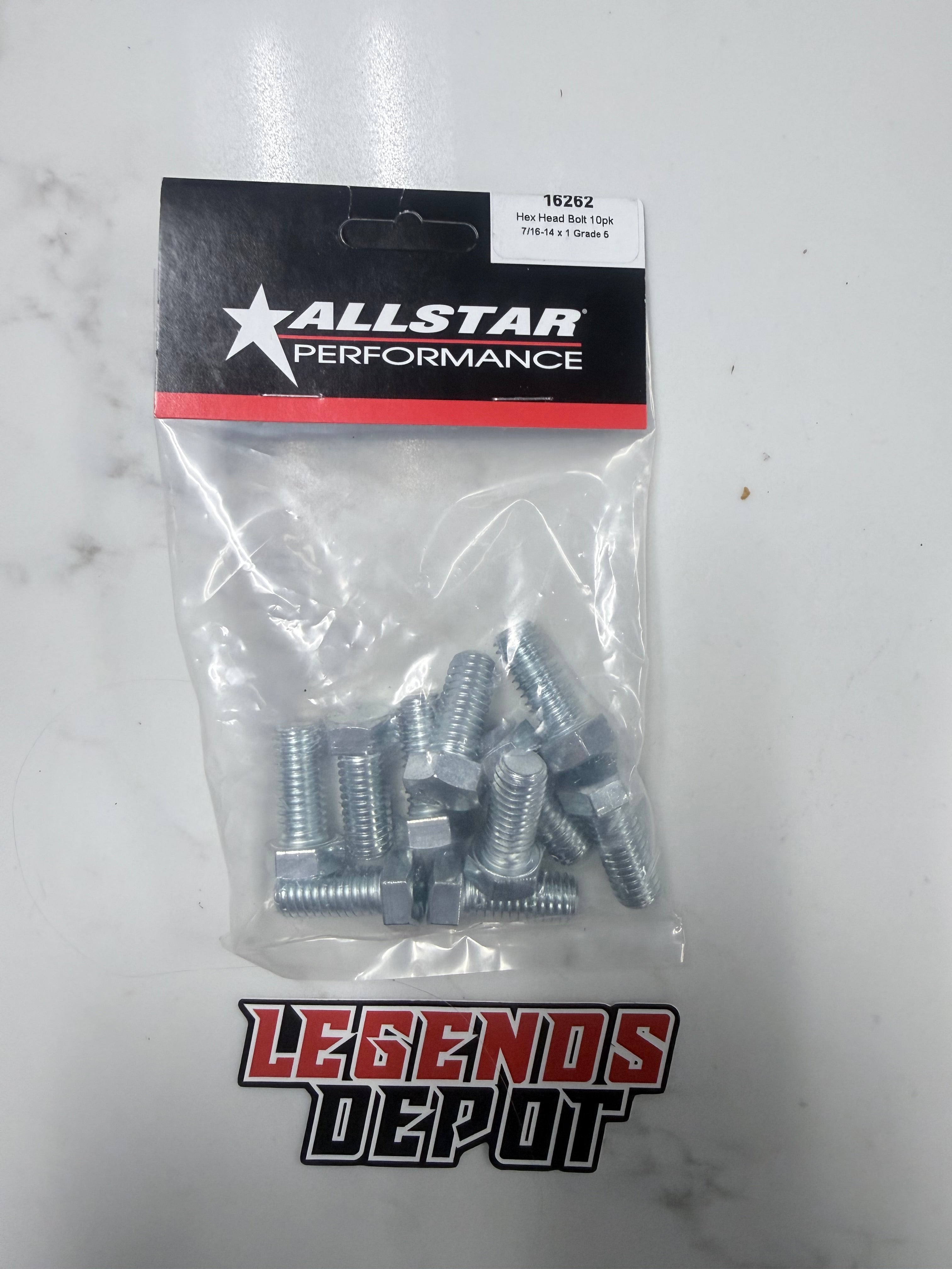 Hex Head Bolt 10pk 7/16-14 x 1 Grade 5