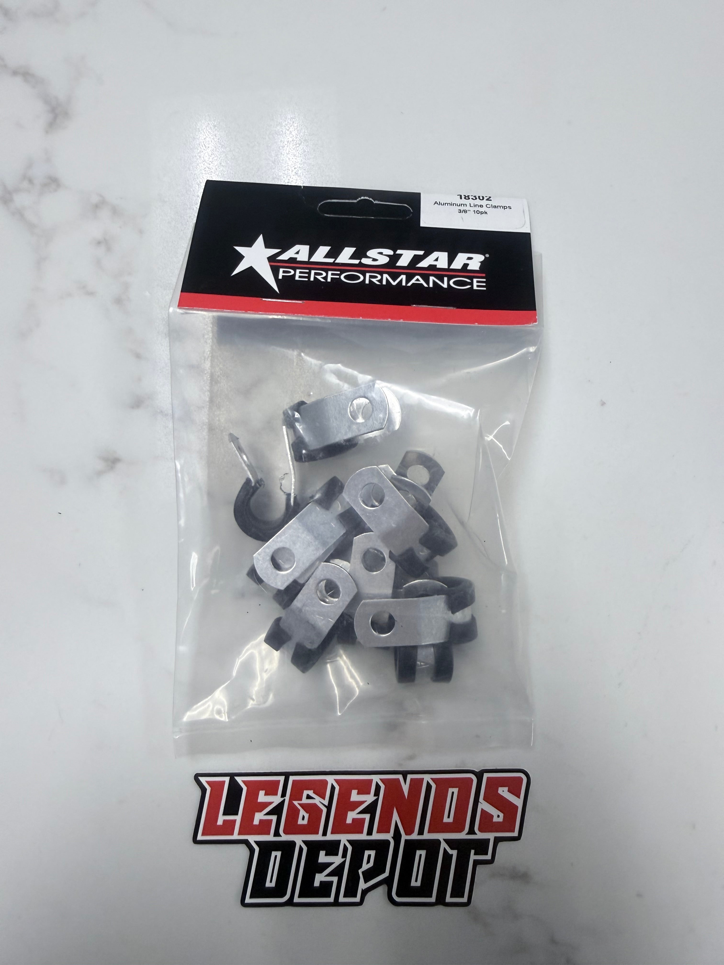 Aluminum Line Clamps 3/8" 10pk