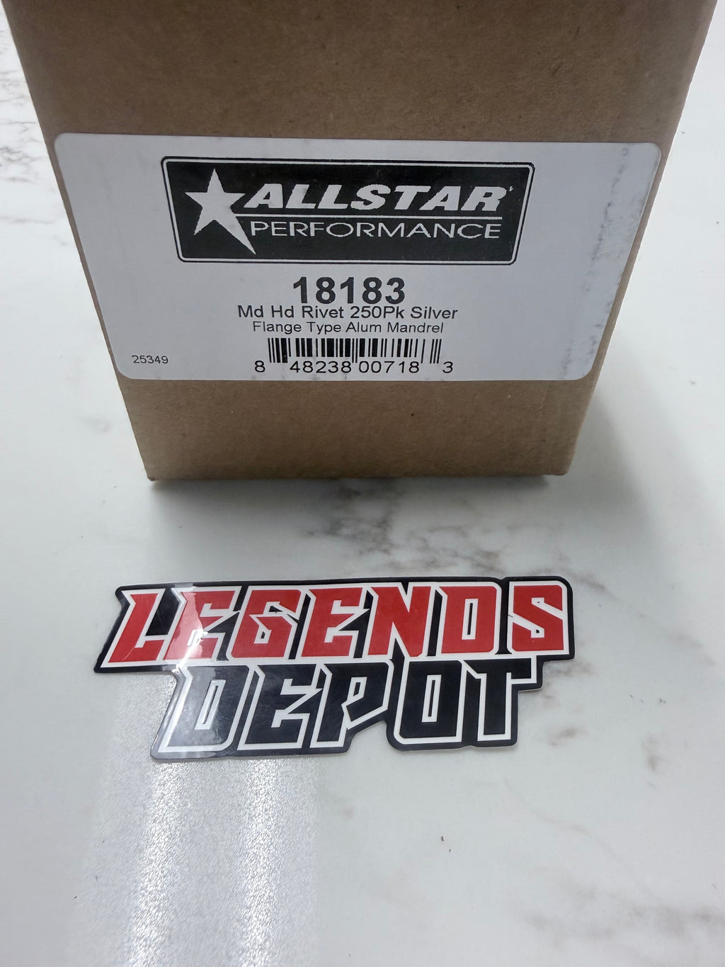 MD Hd Rivet 250pk Silver