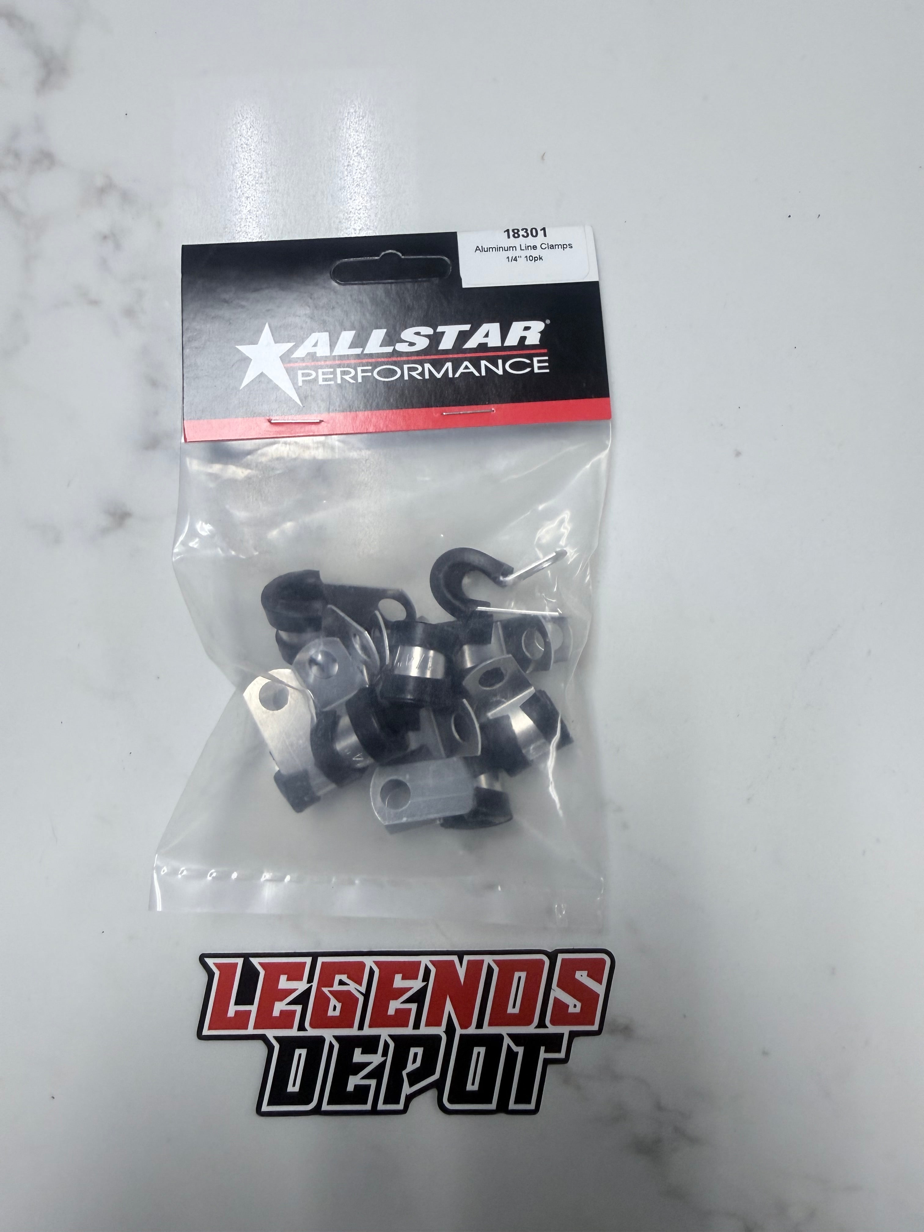 Aluminum Line Clamps 1/4" 10pk