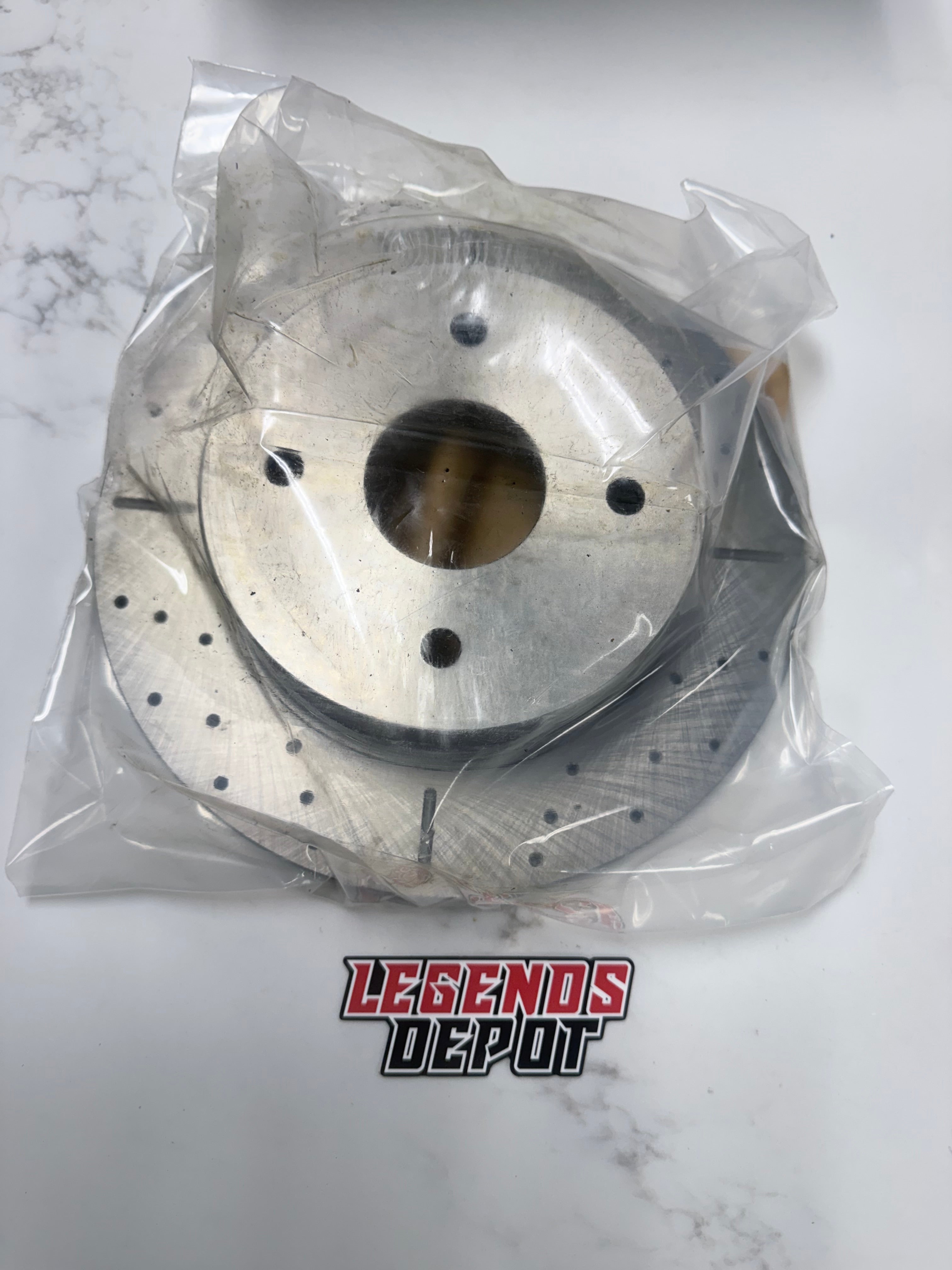 Rear Brake Rotor Slotted