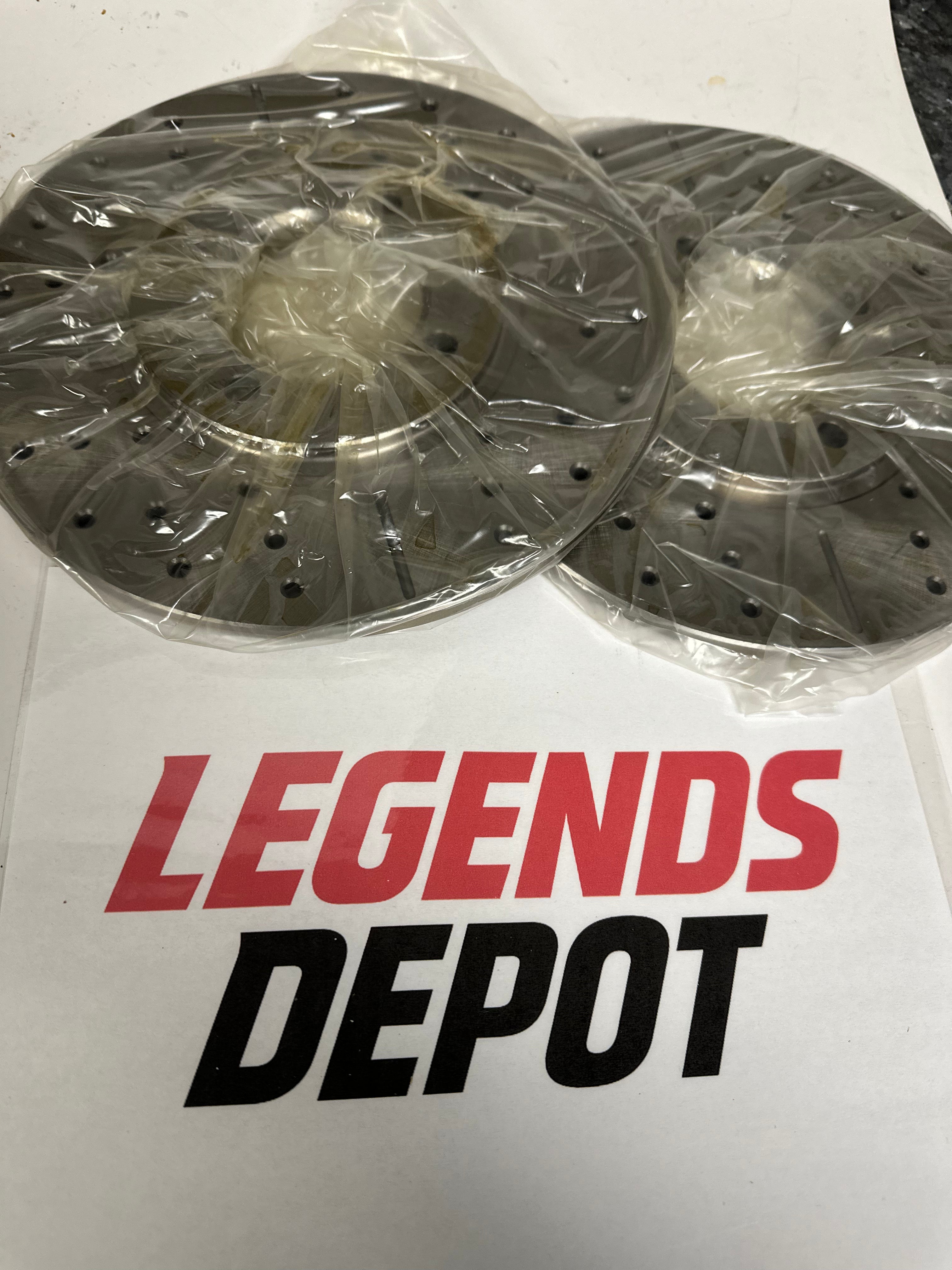 Front Brake Rotor Slotted