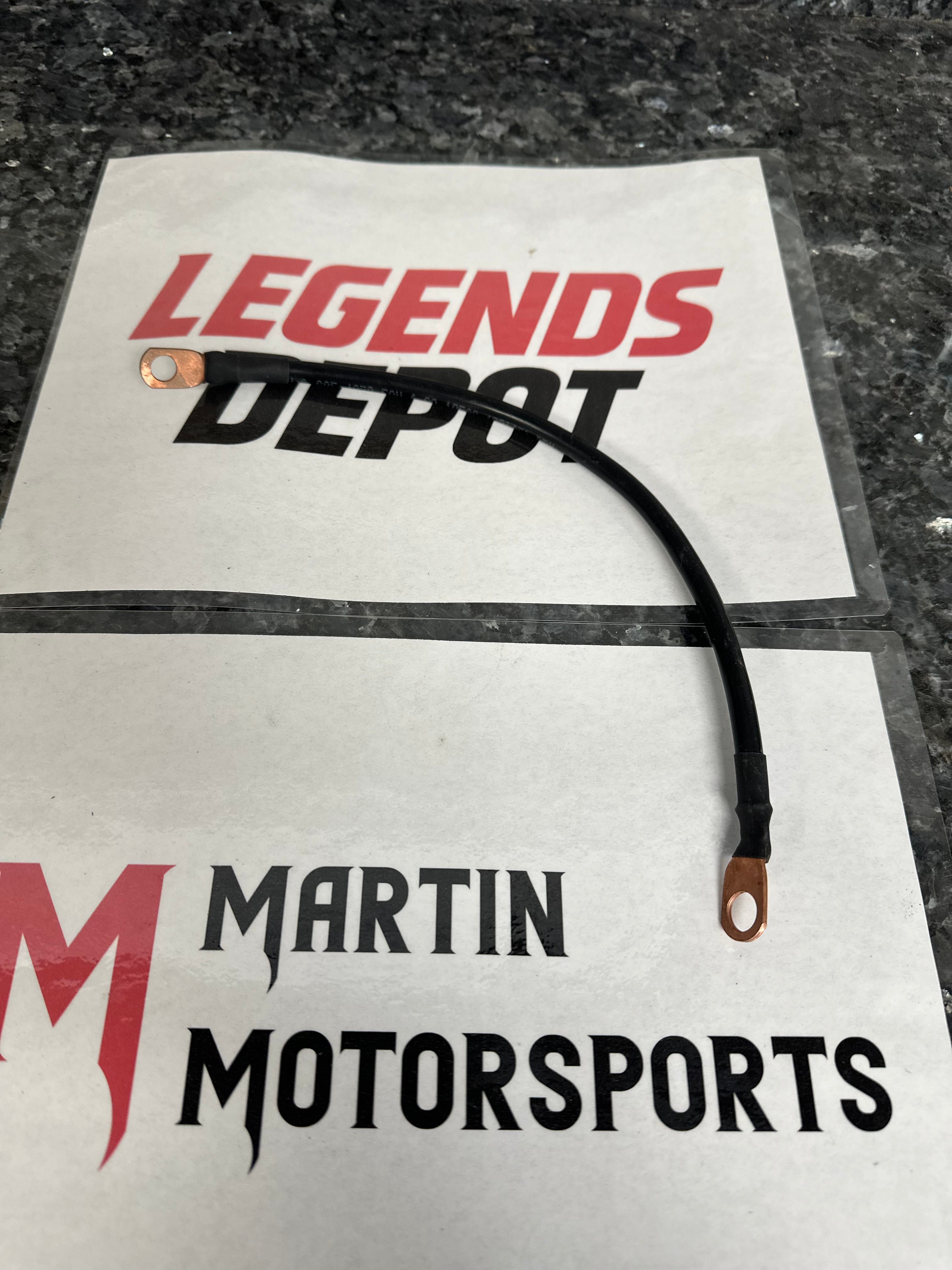 Battery Cable 11" Blk