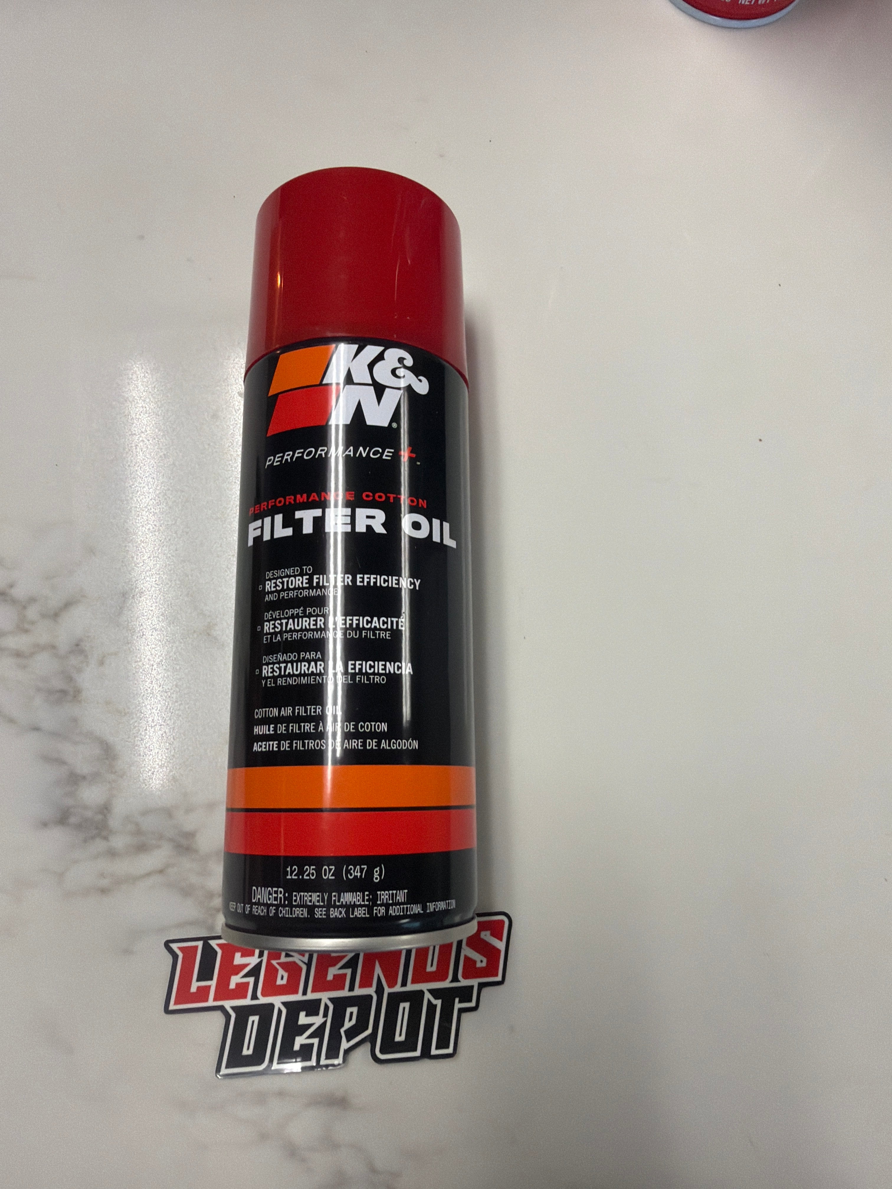 K&N filter oil