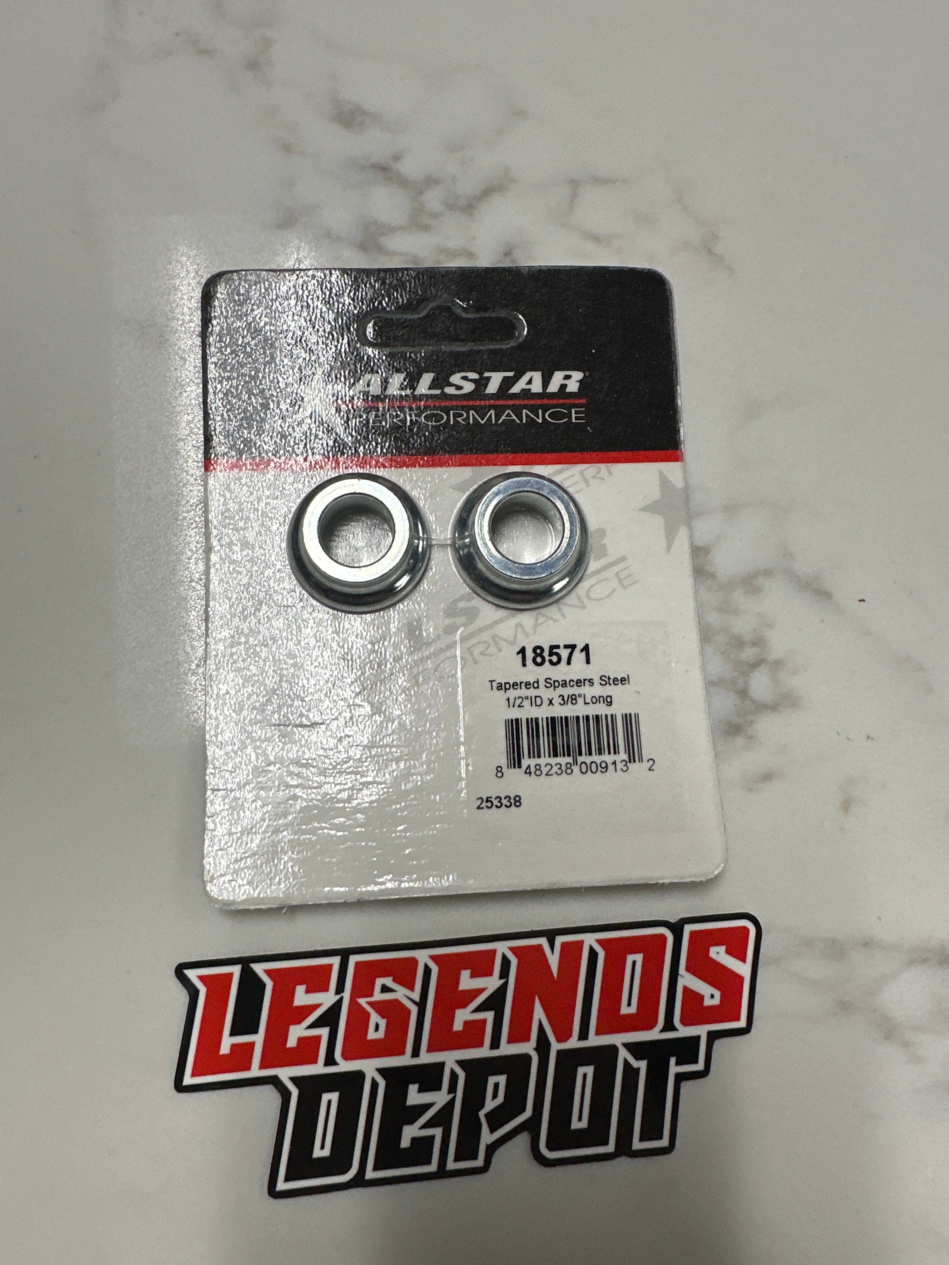 Tapered steel spacers