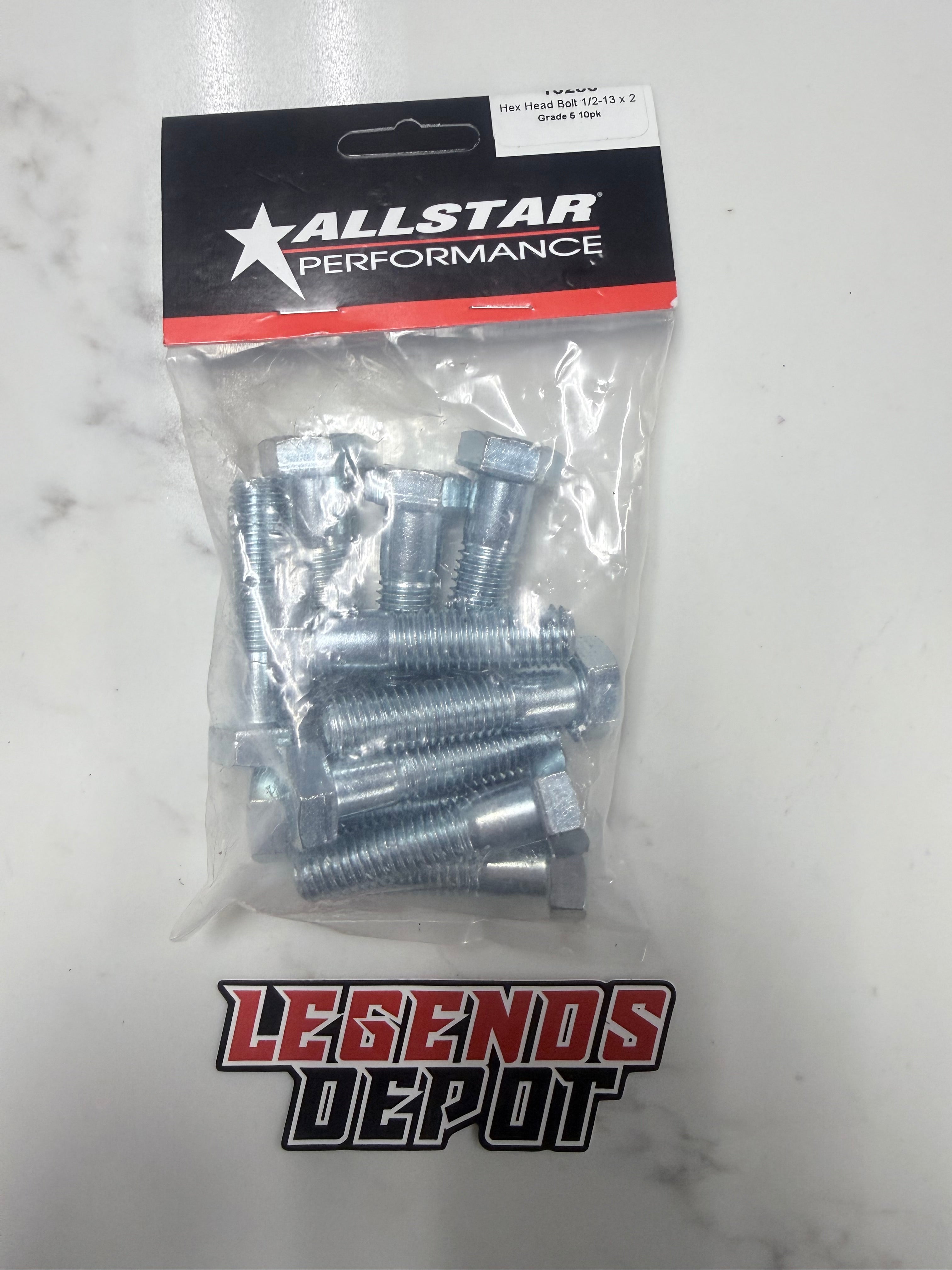 Hex Head Bolt 1/2-13 x 2 Grade 5 10pk