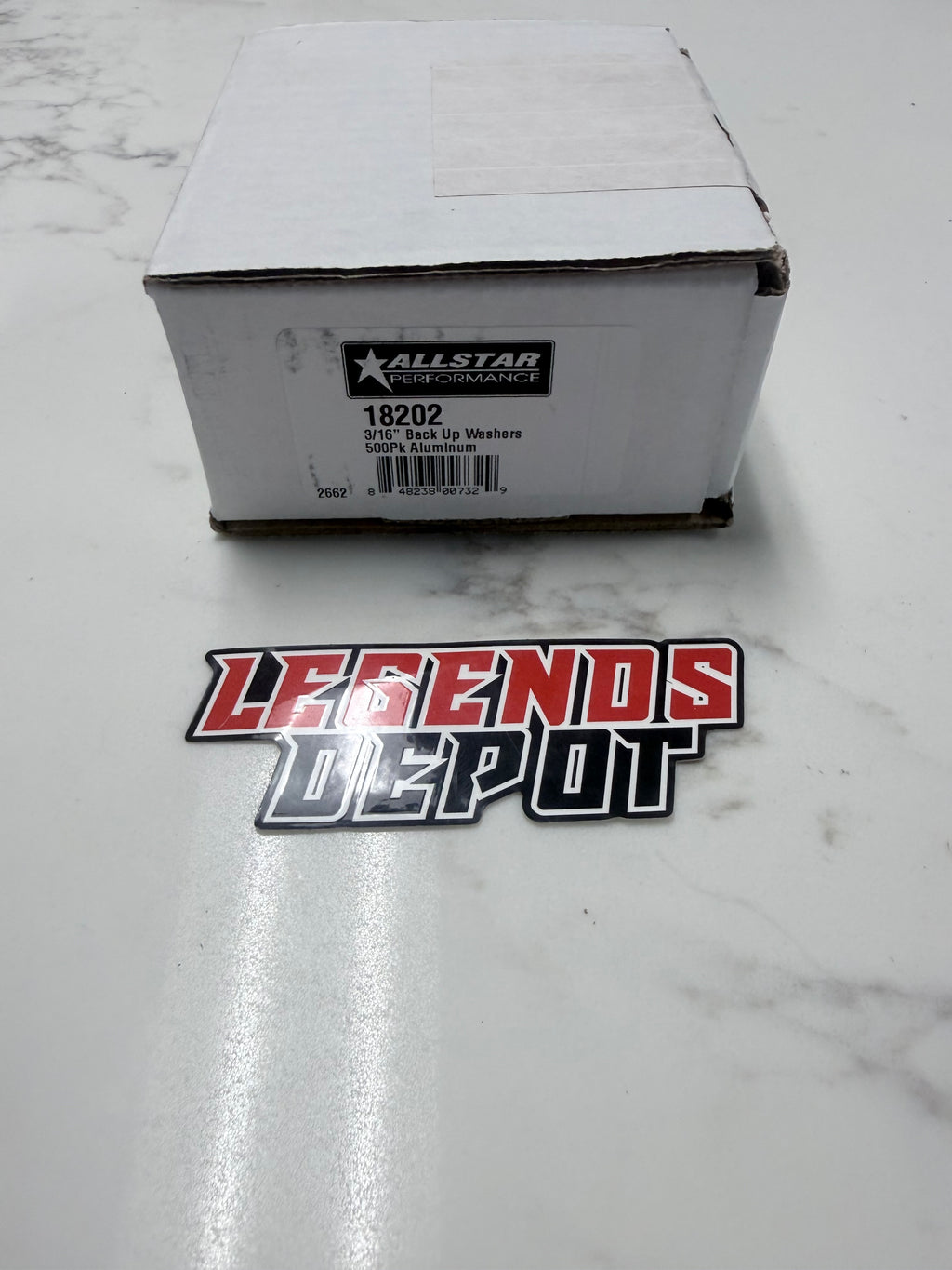 3/16" Back up Washers 500pk Alum